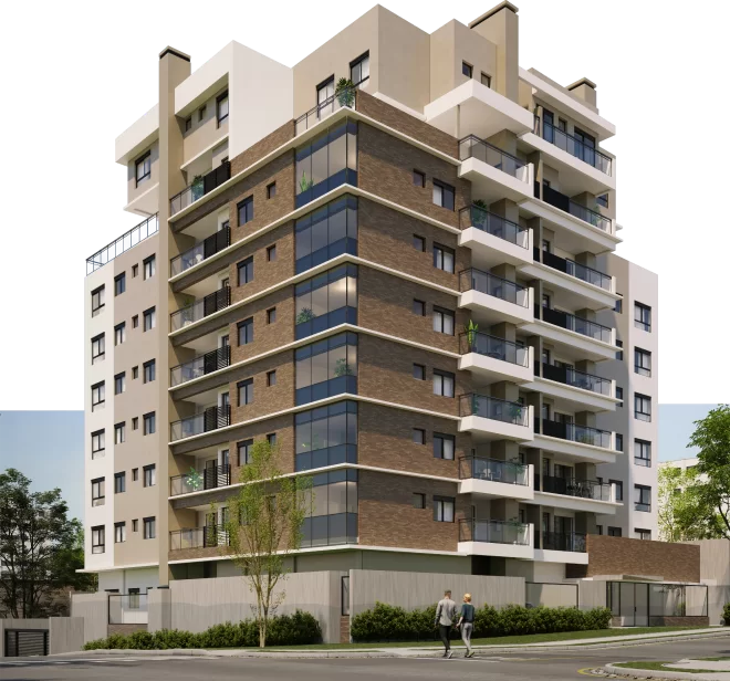 Capa do imóvel Edifício Terrasse Élegant | Curitiba | Ahú | Venda | Apartamento | Novo | 2 Quartos (1 Suíte) | 2 Vagas